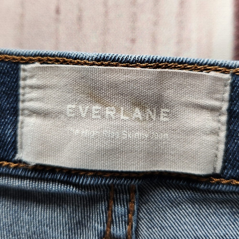 Everlane "The High Rise Skinny Jean" Medium Blue | Women's Size 27 Regular - Picture 5 of 10